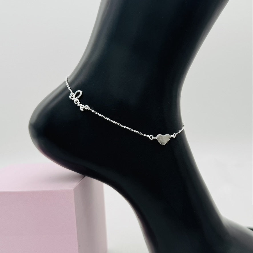 S1816 Love Anklet 10"