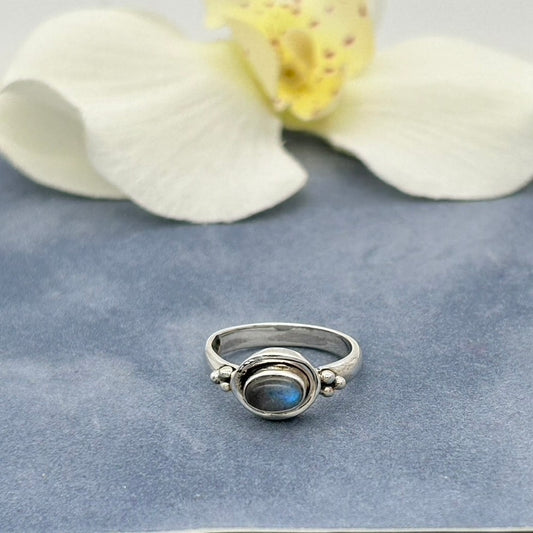 ST1603R Moonstone Ring #5