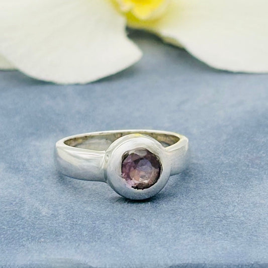 ST1635R Amethyst Ring # 8