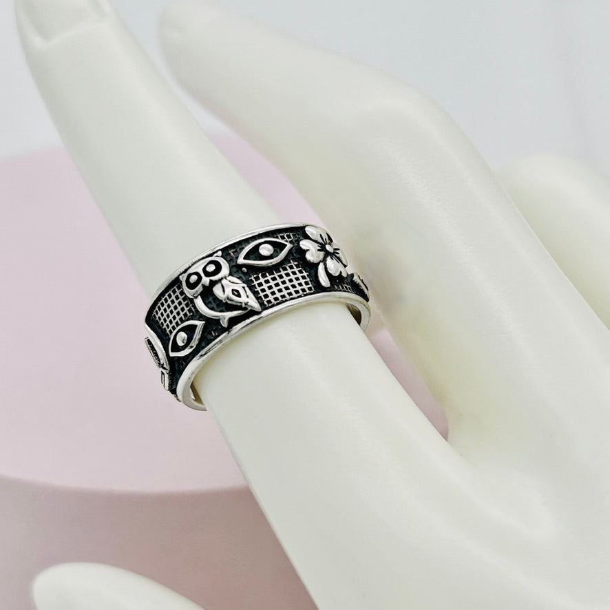 S1792R Good Luck symbols Ring