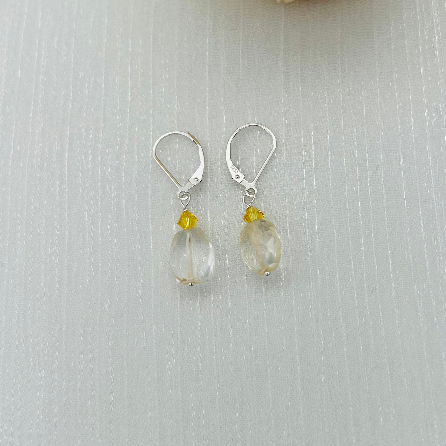 ST1902ER Citrine Earrings