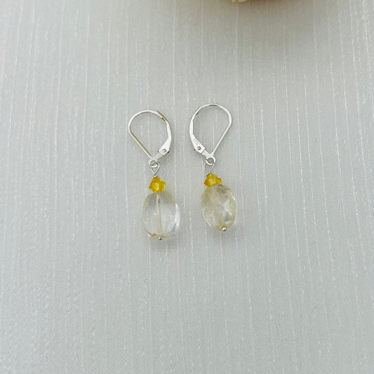 ST1902ER Citrine Earrings